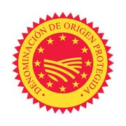 Logo CE de la Denominación de Origen Protegida "Pasas de Málaga"