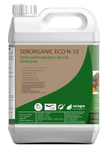 Abono líquido ecológico Seroganic ECO N-10, nitrogenado